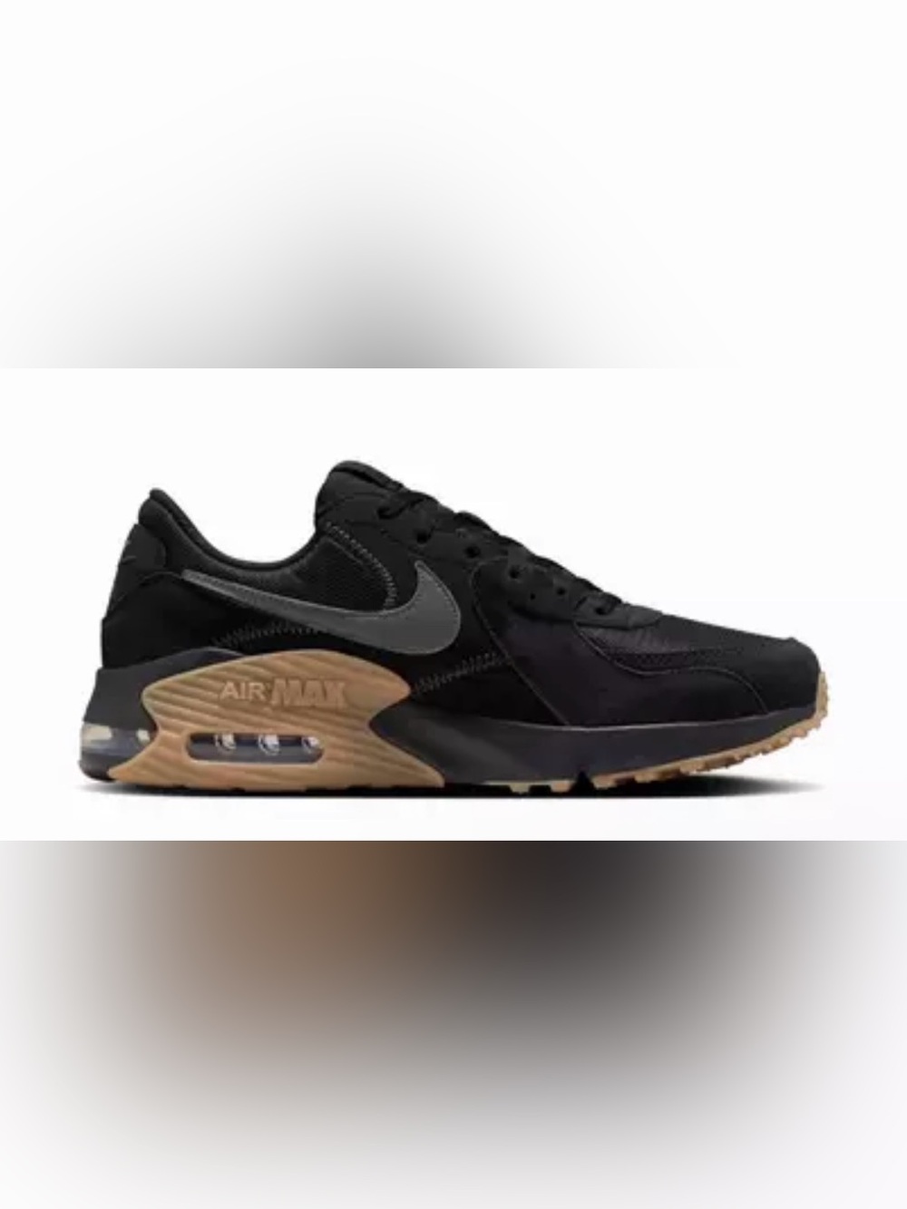 Nike Air Max Excee Running Mens Black Anthracite Gum Brown